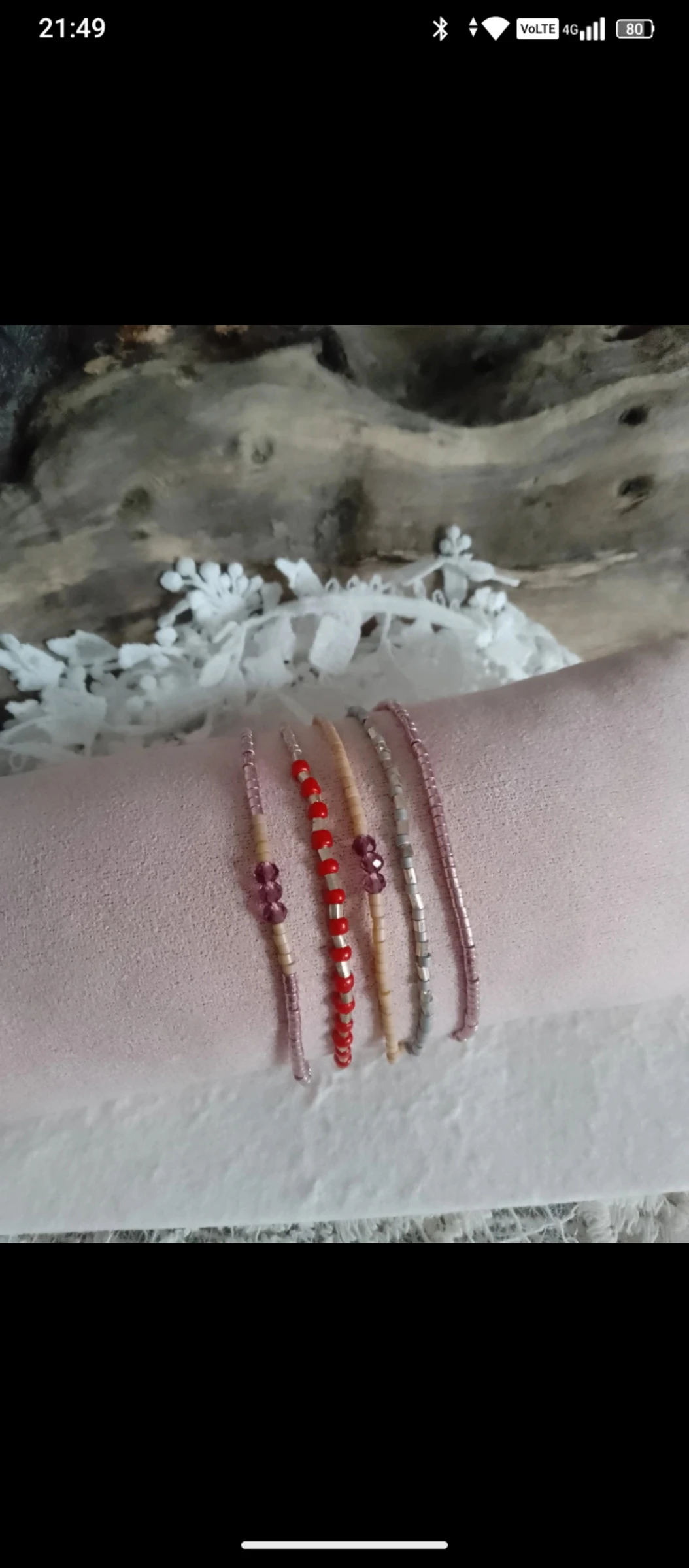 Set van 5 armbanden met rocailles kralen – photo 2